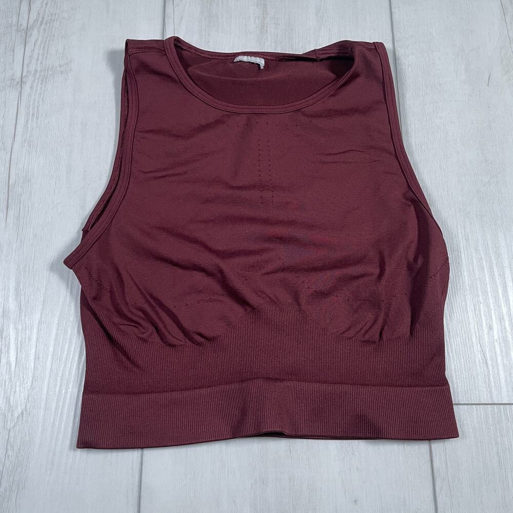 Gymshark Sweat Seamless Mini Tank Top Size Medium Gym Workout Fitness